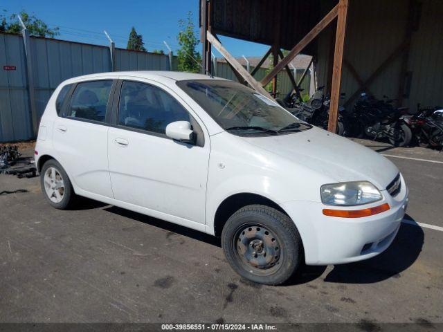  Salvage Chevrolet Aveo