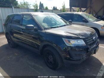  Salvage Ford Police Interceptor Utilit