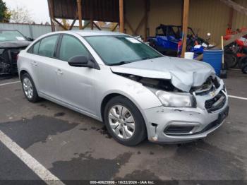  Salvage Chevrolet Cruze