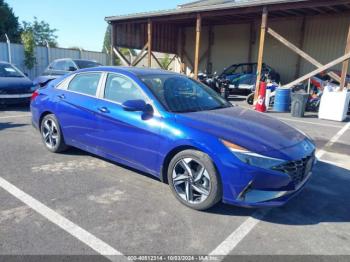  Salvage Hyundai ELANTRA