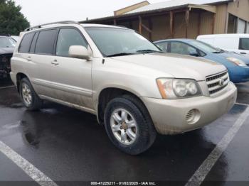  Salvage Toyota Highlander