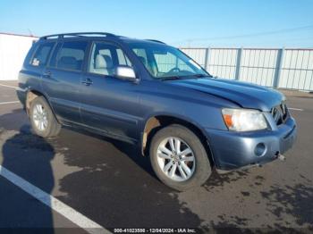  Salvage Toyota Highlander