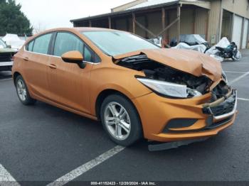  Salvage Chevrolet Cruze