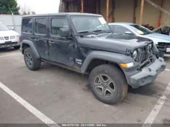  Salvage Jeep Wrangler