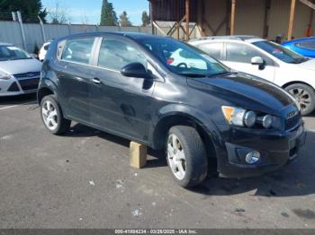  Salvage Chevrolet Sonic