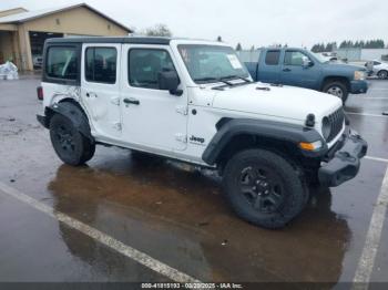  Salvage Jeep Wrangler