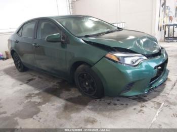  Salvage Toyota Corolla
