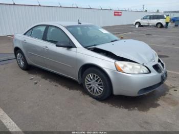  Salvage Pontiac G6