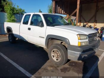  Salvage Chevrolet Silverado 2500