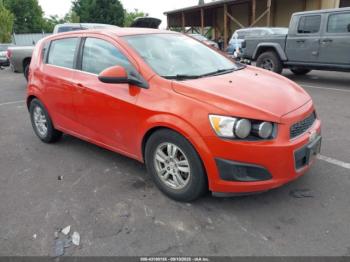  Salvage Chevrolet Sonic