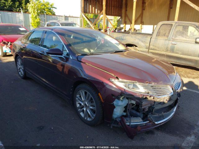  Salvage Lincoln MKZ Hybrid