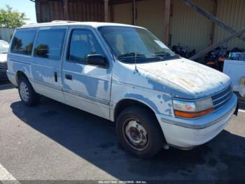  Salvage Plymouth Grand Voyager