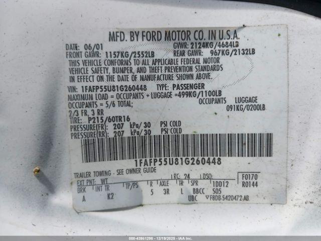 Ford Taurus Ses Image 9