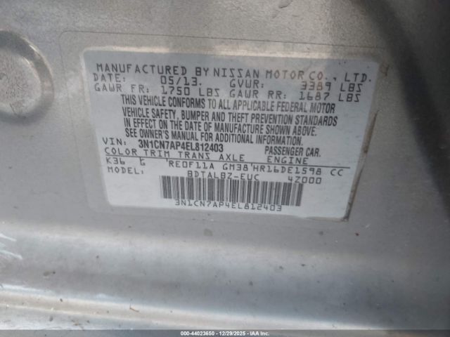 Nissan Versa 1.6 Sv Image 2