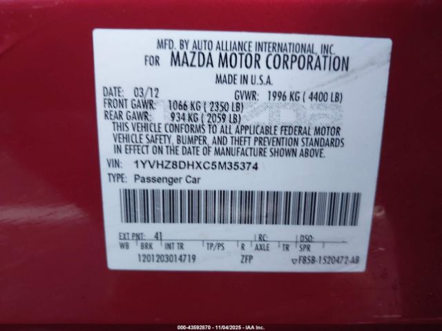 Mazda Mazda6 I Touring Image 4