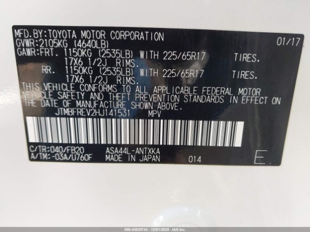 Toyota RAV4 Le Image 5